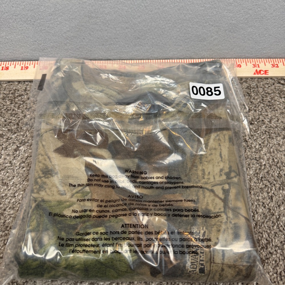 Vintage 90s Single Stitch Mens Camo T-Shirt Large Liberty Advantage Timber - Picture 10 of 10
